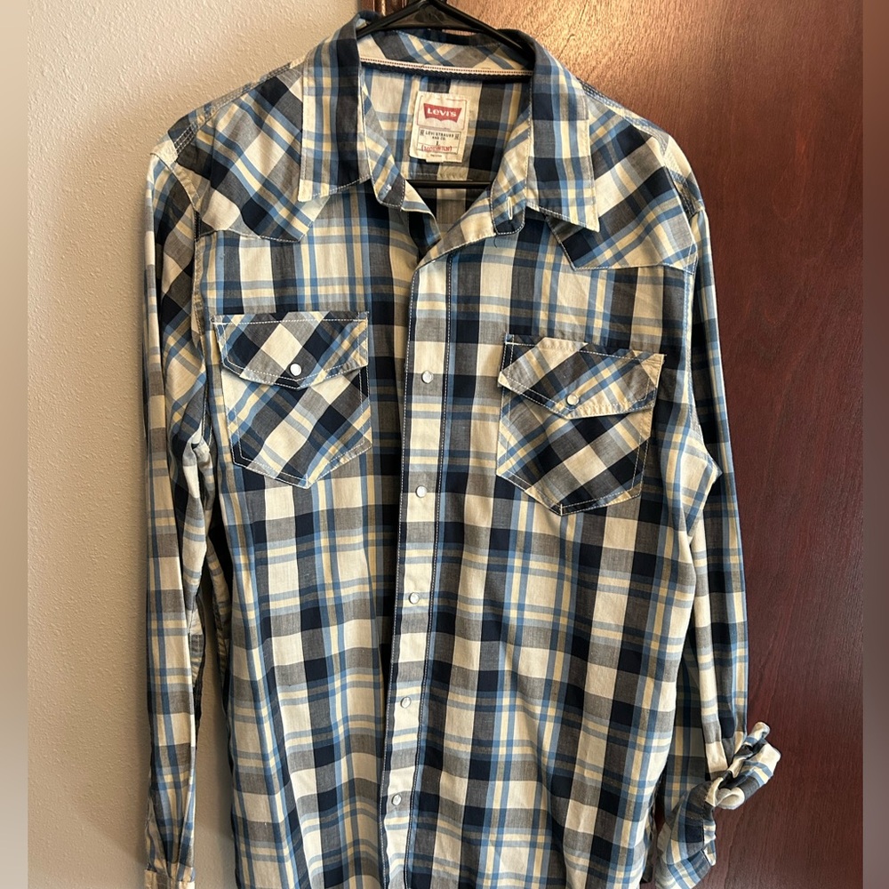 Plaid button up shirt